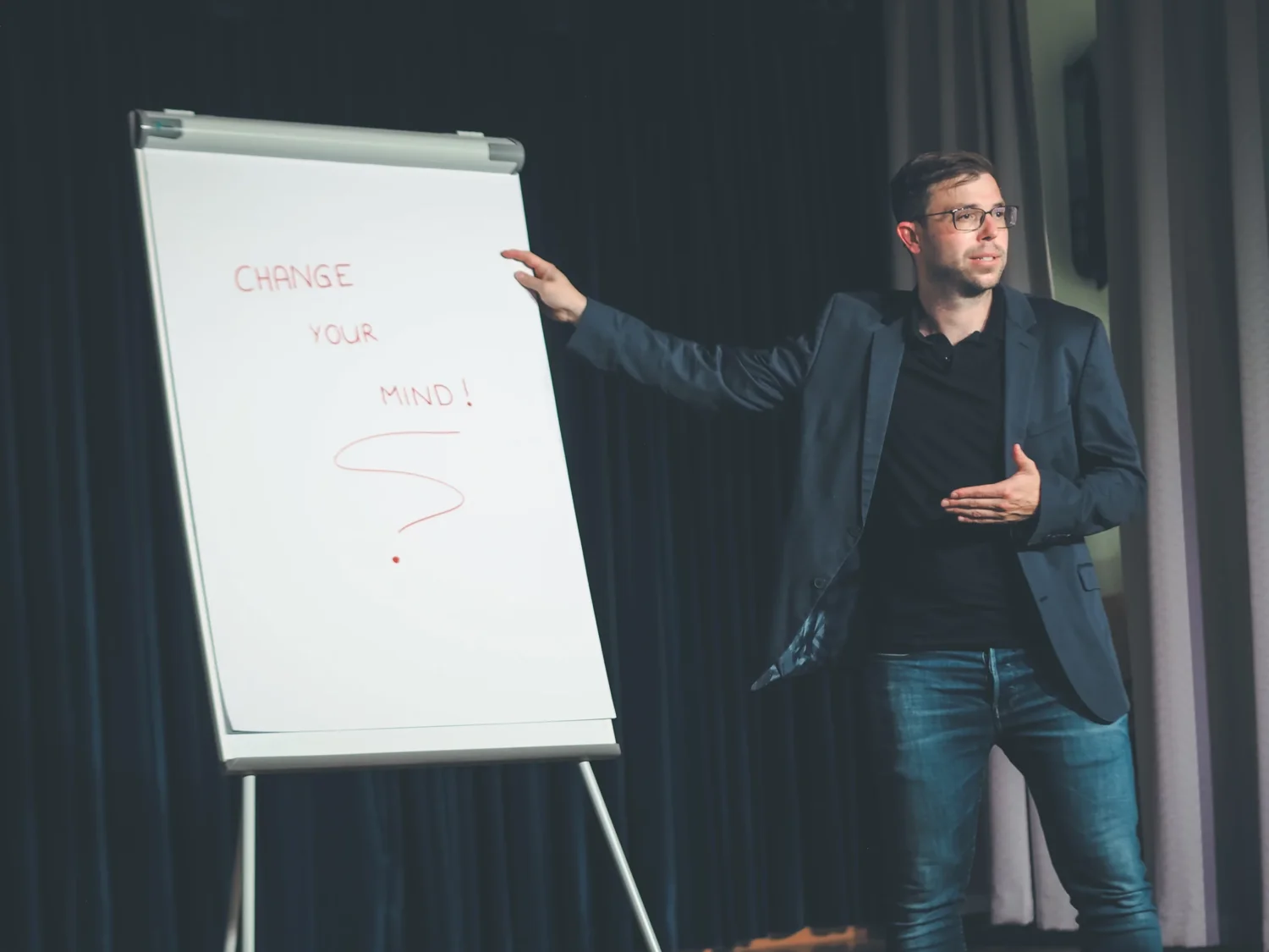 Christian Wirth bei einem Seminar